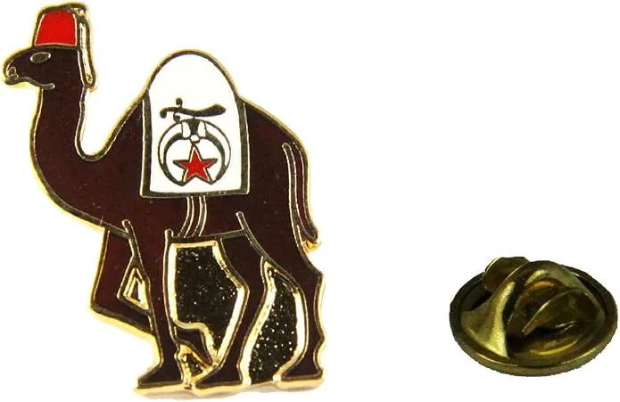 6030675 Camel Lapel Pin Shrine Shriner Mason Masonic Prince Hall AEAONMS — product photo