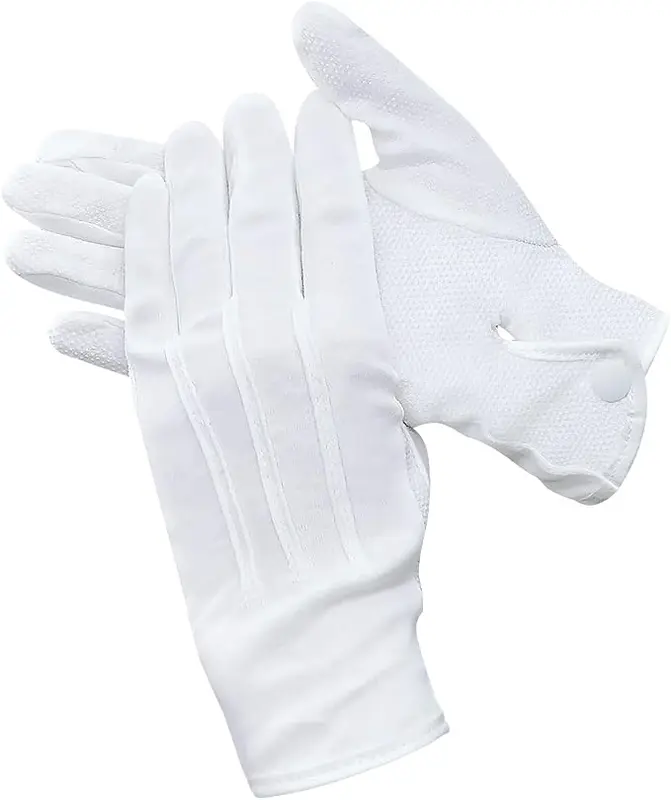 Beaded Parade Cotton Gloves for Women and Men With Grip — product photo