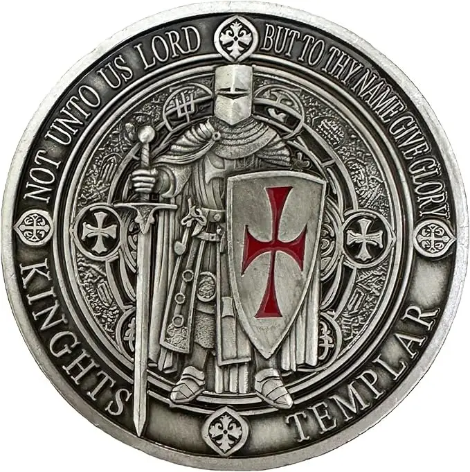 BirchRiver Knights Templar Award, 3D Knight with Sword & Shield, Engraved… — product photo