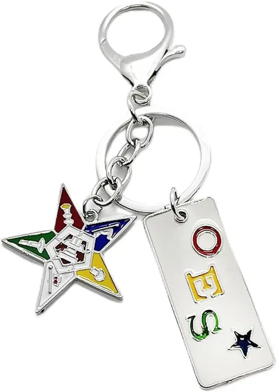 Fashion OES Metal Keychain with Enamel Charms — product photo
