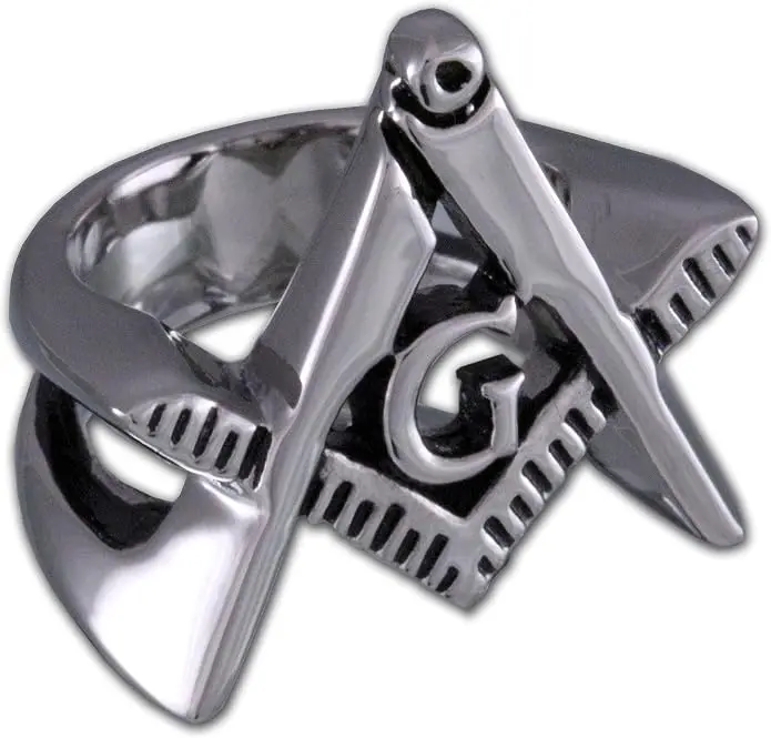 Masonic Compass and Square Cut Out Triangle Symbol — product photo