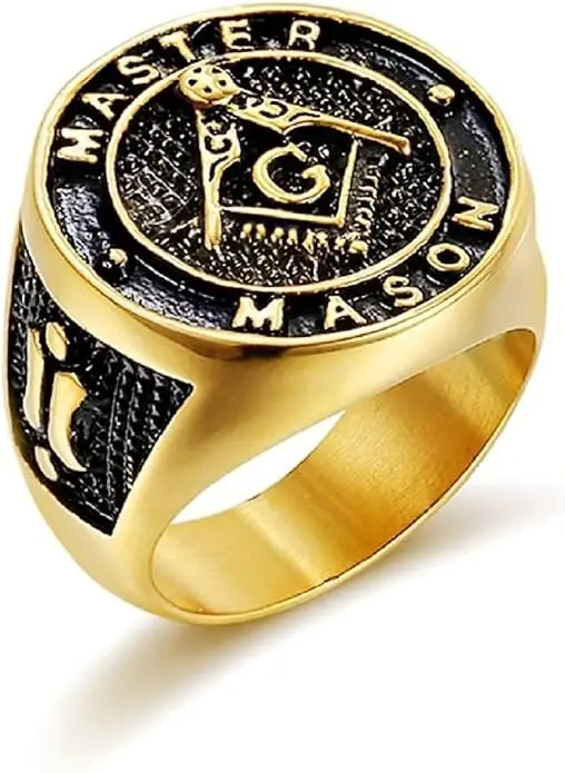 Masonic Master Mason Freemason Ring for Men — product photo