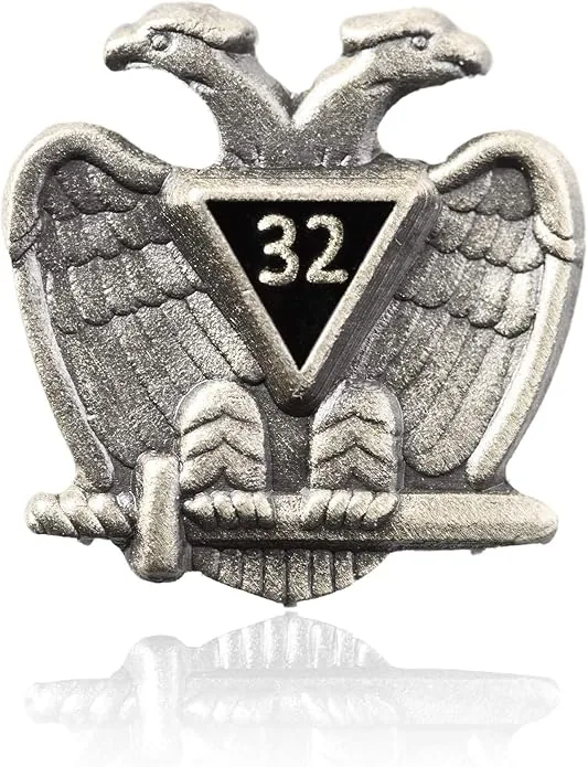 Masonic Revival Grau32 Scottish Rite Lapel Pin — product photo