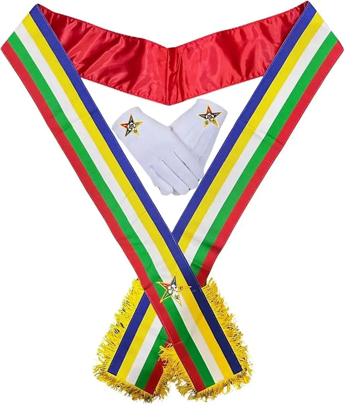 OES Sash-Masonic Order of Eastern Star Sash — product photo