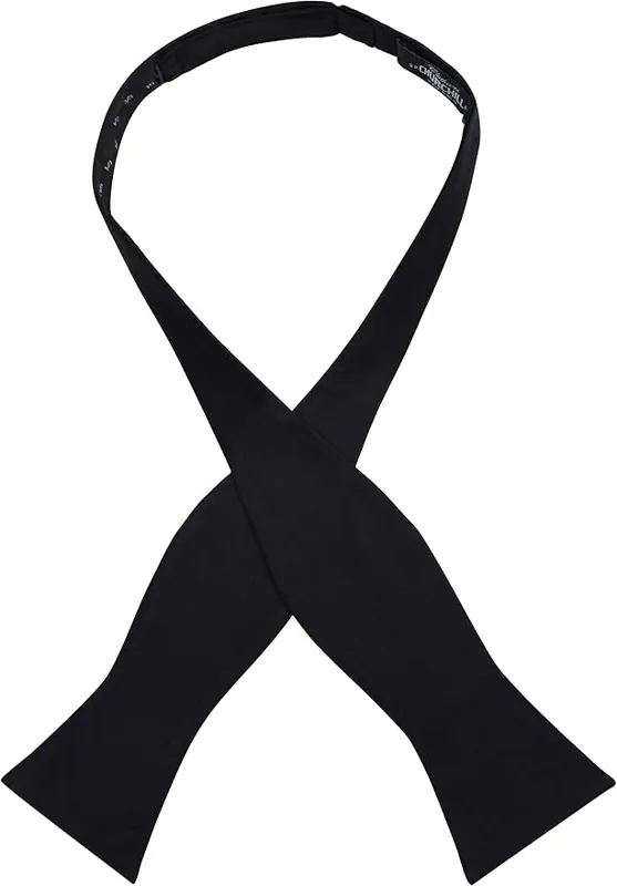 S.H. Churchill & Co. Men's 100% Silk Self-Tie Bow Tie for Classic Tuxedo — product photo